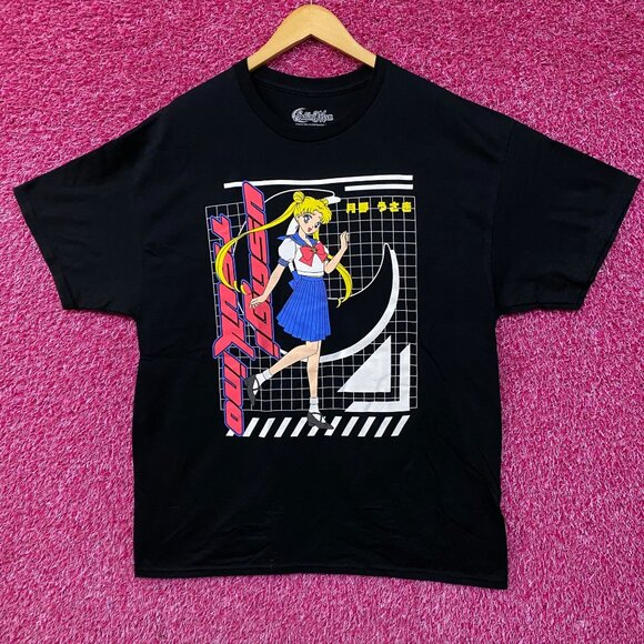 Sailor Moon Usagi Tsukino Double-Sided Anime T-Shirt XL - Picture 1 of 3